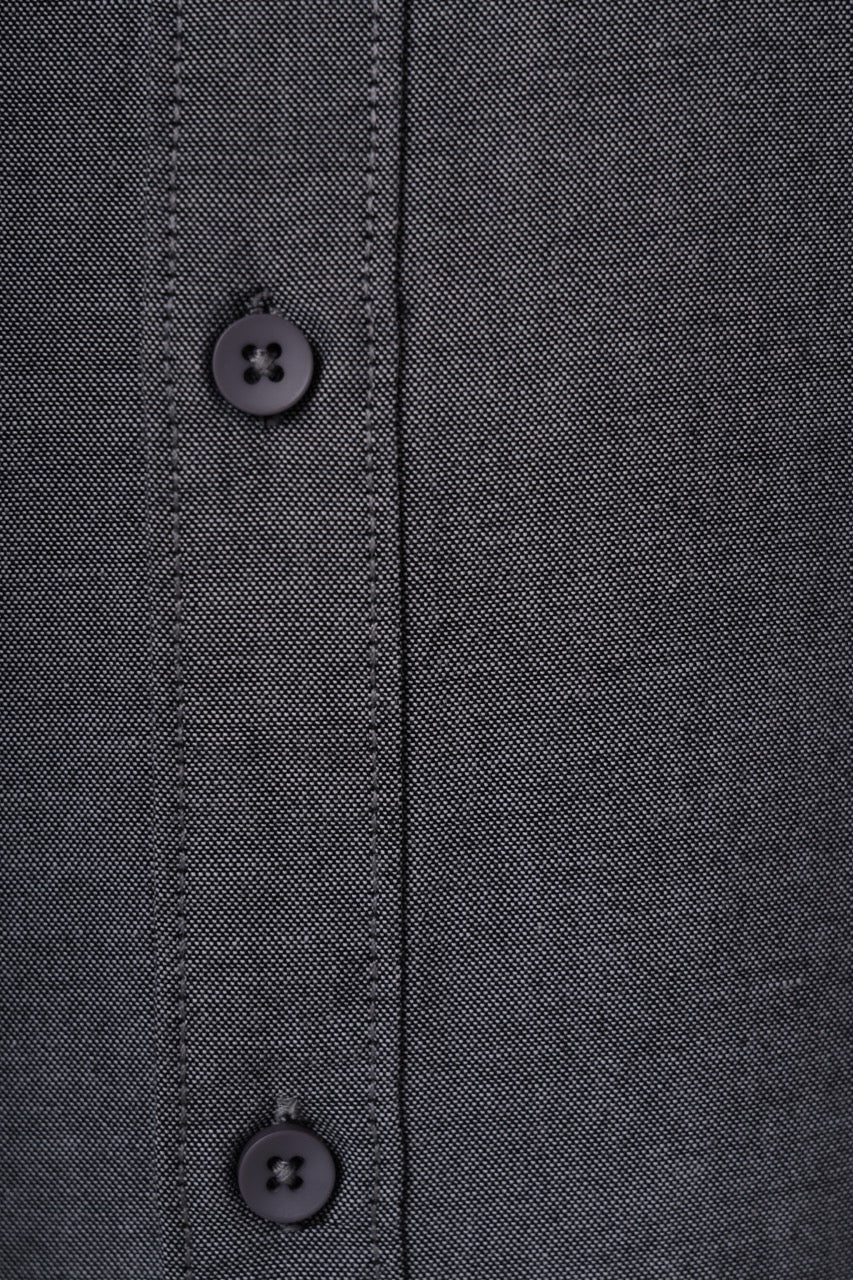 Graphite Black 100% Cotton Oxford Shirt for Men | Tangible Signature Casual Classic Fit