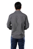 Graphite Black 100% Cotton Oxford Shirt for Men | Tangible Signature Casual Classic Fit