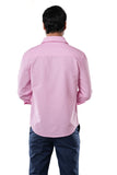Rose Mist 100% Cotton Oxford Shirt for Men | Tangible Signature Rose Casual Classic Fit
